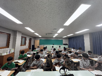 자유학기 주제선택 '룰루랄라 우쿨렐레(2기)' 활동 사진